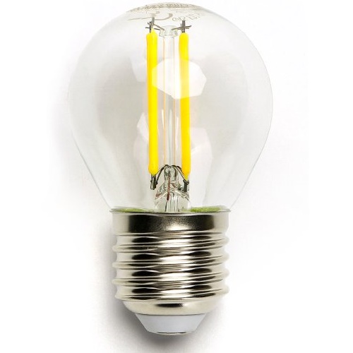 LED-Leuchte G45 mit E27 Sockel, 6 Watt (entspricht ca. 50 Watt), kaltweiss