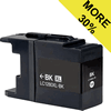 Tintenpatrone schwarz, High Capacity 60 ml! kompatibel zu Brother LC-1280BK
