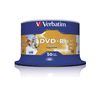 Verbatim DVD-R vierge, 16 x Speed, 120 Min. 4.7 GB, 50 Stk PRINTABLE