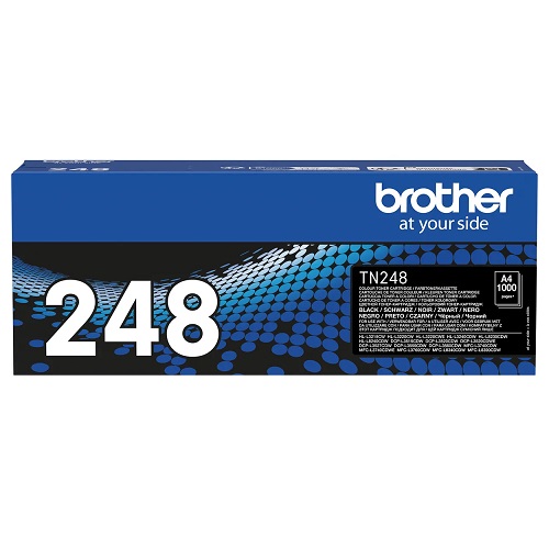 Brother TN-248BK originaleTonerkassette schwarz, 1000 Seiten