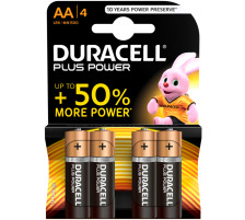 DURACELL Batterien Plus Power 1,5 V Mignon/LR6/AA 4 Stck, 017641