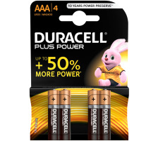 DURACELL Batterie Plus 1.5V Micro/LR03/AAA 4 Stck, DUR018457