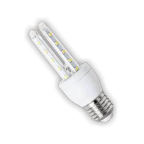 Lampe LED E27, 6 watt (correspond  env.45 watt), blanc chaud