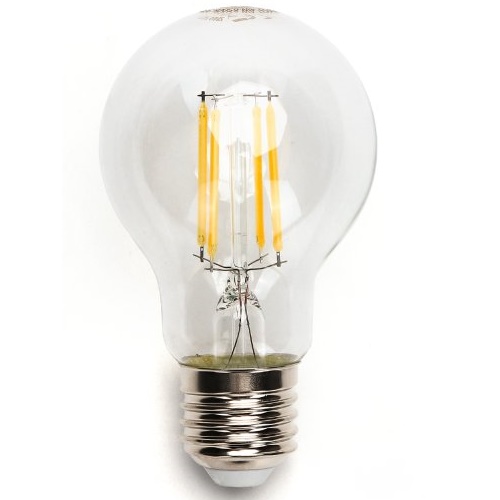 LED-Leuchte A60 mit E27 Sockel, 8 Watt (entspricht ca. 69 Watt), warmweiss