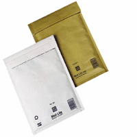 Mail Lite, E-2 Luftpolster-Versandtaschen, gold, 10 Stk.  22 x 26.5 cm