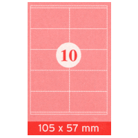 Selbstklebe-Etiketten, A4, 105 x 57 mm, 1000 Stk.
