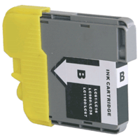 Tintenpatrone schwarz, High Capacity 14.6 ml. kompatibel zu Brother LC-980BK, LC-1100BK
