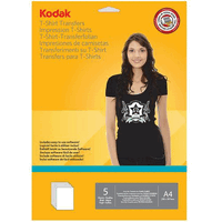 Kodak T-Shirt-Transferfolien fr dunkle Stoffe, A4, 5 Blatt