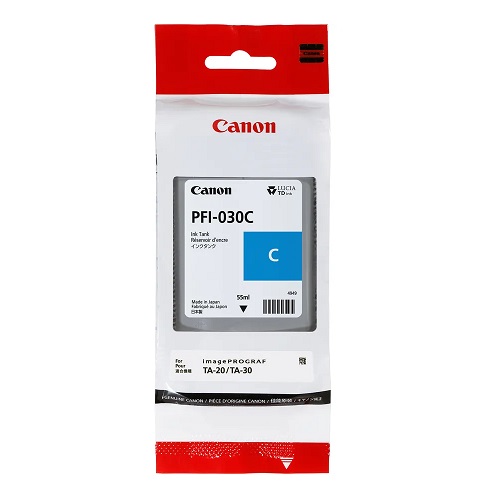 Canon PFI-030C originale Tintenpatrone cyan, 55 ml.