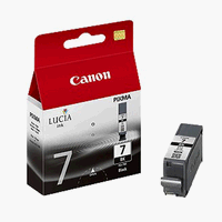 Original Canon PGI-7BK Tintenpatrone Black, 930 Seiten
