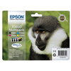 Original Epson Bundle T0895, 4 Tintenpatronen BK, C, M, Y