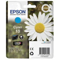 Original Epson Tintenpatrone cyan, 3.3 ml, 180 Seiten