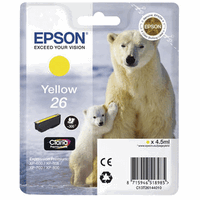 Original Epson Tintenpatrone yellow, 4.5 ml, 300 Seiten