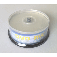 XEO DVD-RW Rohling, 4 x Speed, 120 Min. 4,7 GB, 25 Stk.