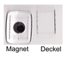 Cadre photo miniature rectangulaire en plexi avec mant, ca. 3x4cm