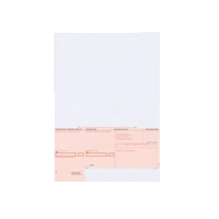 Post-Einzahlungsschein A4 orange gerahmt, 1000 Blatt, 90g/m2